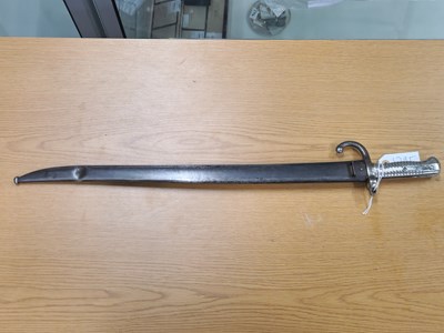 Lot 1295A - Two 19th century St Etienne bayonets with...