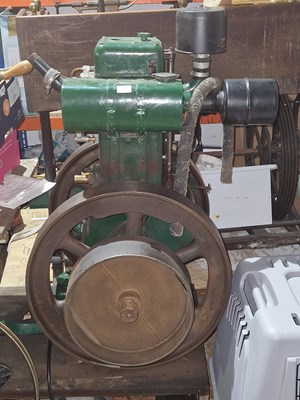 Lot 1277 - A lister diesel engine, type 6-1, rebuilt and...