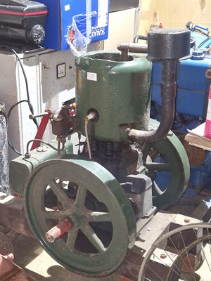 Lot 1278 - A Lister model A stationary engine
