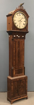 Lot 1215 - A 19th century mahogany long cased clock by...