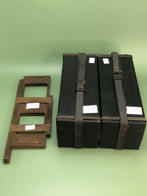 Lot 1235 - Two ebonised boxes of photographic magic...