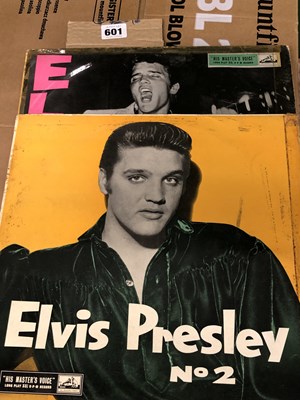 Lot 601 - Elvis Presley - 2 LP Records; Elvis No2 - 1st...
