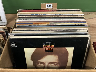 Lot 605 - Pop/Rock/Easy Listening - Approx 50 LP Records,...