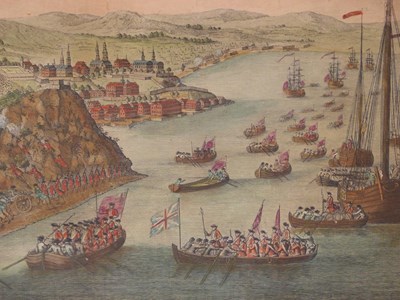 Lot 1293 - 'A View of the Taking of Quebec September 13th...