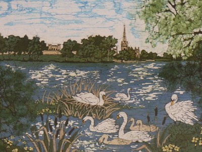 Lot 1308 - Buffy Robinson (contemporary), ARR, swans...