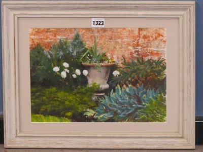 Lot 1323 - Elizabeth ...?, ARR. an urn in wall backed...