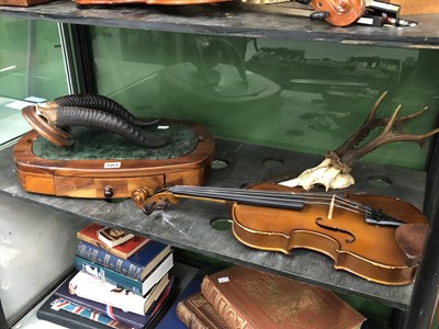 Lot 507 - A Stentor Student violin, two shield mounted...