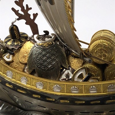 Lot 1061 - A vintage Japanese Takarabune (treasure ship)...