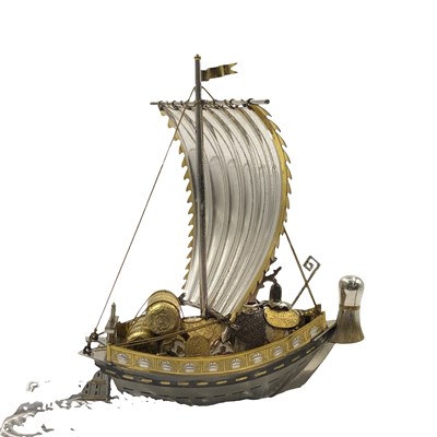 Lot 1061 - A vintage Japanese Takarabune (treasure ship)...