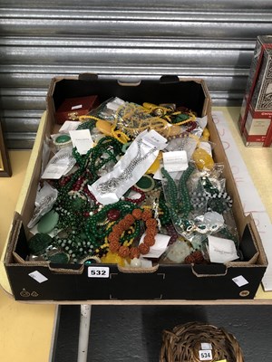 Lot 532 - A collection of Chinese pendants, beads and...