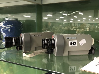 Lot 543 - Two Leicina cine cameras