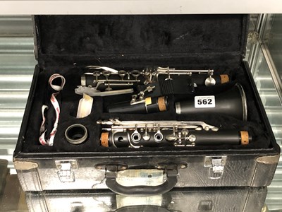 Lot 562 - A cased clarinet