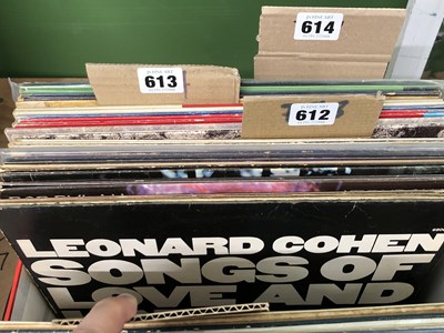 Lot 612 - Singer/Songwriter - 13 LP Records; Leonard...