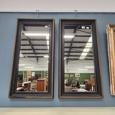 Lot 7 - A pair of wall mirrors in the Georgian style,...