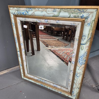 Lot 48 - A modern wall mirror
