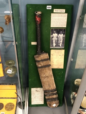 Lot 600 - Denis Compton commemoratives together with a...