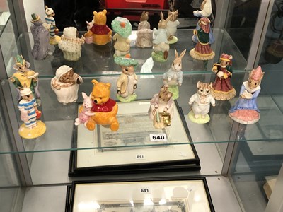 Lot 640 - Five Beatrix Potter and five related figures