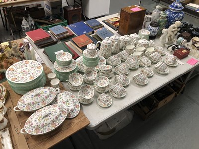 Lot 657 - A Minton 'Haddon Hall' pattern tea, coffee and...