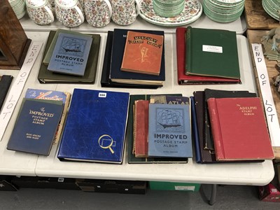 Lot 666 - Twenty albums of stamps