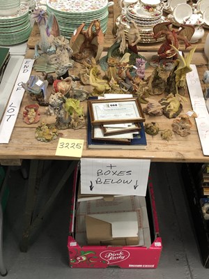 Lot 668 - A collection of Enchantica dragons and...