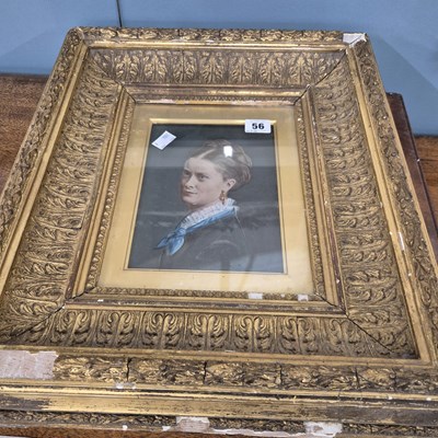 Lot 56 - A Gilt framed portrait