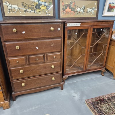 Lot 57 - A Stag chest of drawers H 112 W 82 D 46.5cm,...