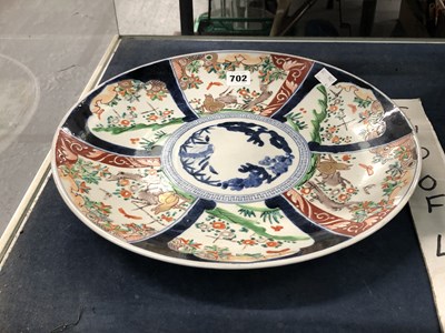 Lot 702 - An early 20th century Japanese Imari dish