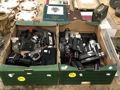 Lot 717 - A collection of cine cameras by Eumig, Halina,...