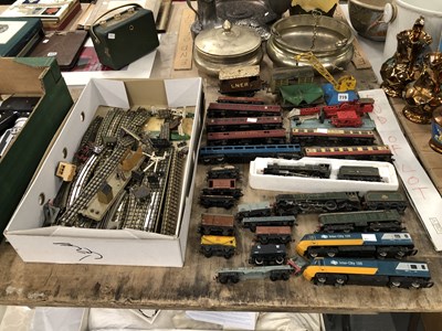 Lot 719 - Hornby Dublo locomotives, rail, and rolling stock