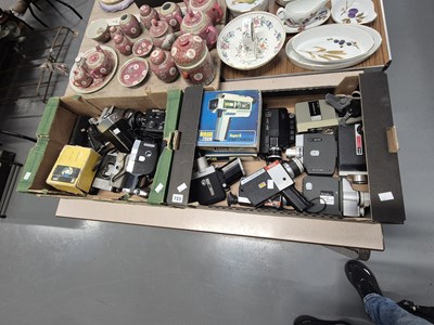 Lot 723 - A collection of cine cameras by Eumig, Sankyo,...