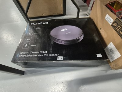 Lot 724 - A boxed Honiture robot vacuum cleaner