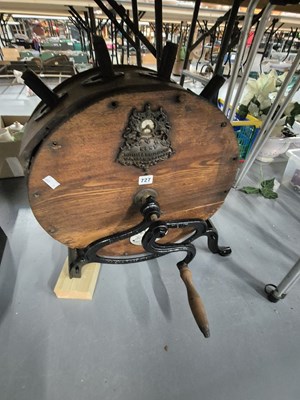 Lot 727 - A rotary steel knife cleaner by Kent's