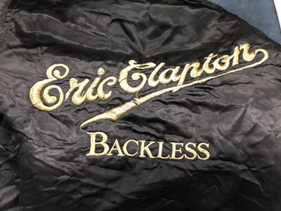 Lot 743 - An Eric Clapton quilted black jacket