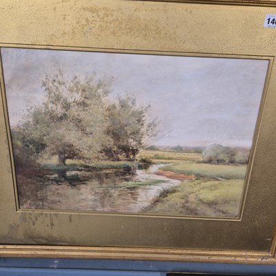 Lot 140 - Two antique watercolours signed Henry Stannard...