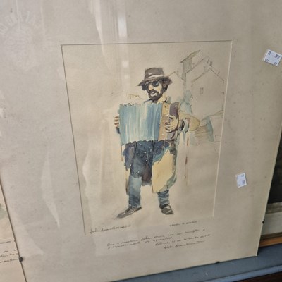 Lot 154 - Julio Amaro Brilhant (b.1931), a street...