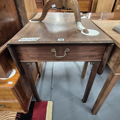 Lot 180 - A late 18th century mahogany Pembroke table...