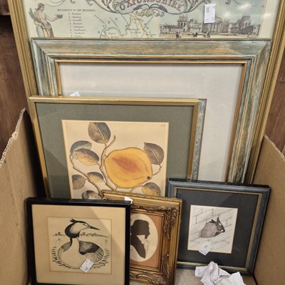 Lot 254 - A small collection of decorative prints etc.