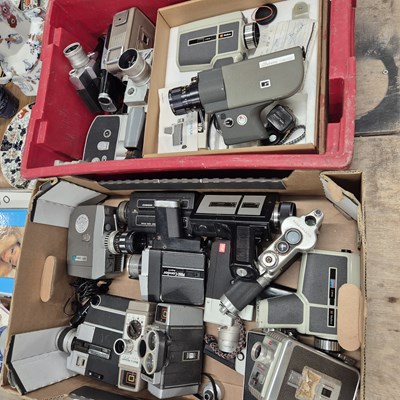 Lot 756 - A large collection of cine cameras etc.