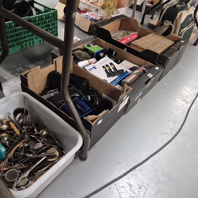 Lot 753 - Four boxes of miscellaneous collectables etc.