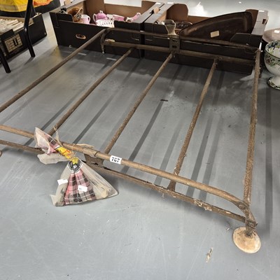 Lot 767 - A vintage steel roof rack