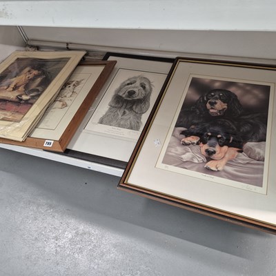 Lot 785 - A group of  decorative dog prints