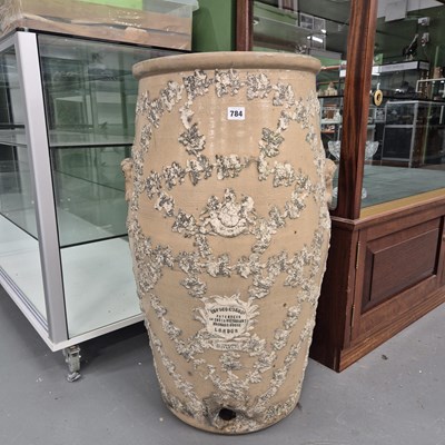 Lot 784 - A very large stoneware water filter by...