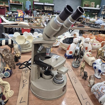 Lot 796 - A vintage Vickers microscope