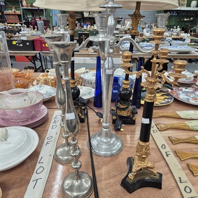 Lot 800 - Various candelabra