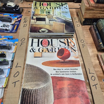 Lot 836 - A run of 1966 House & Garden magazines