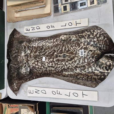 Lot 847 - An interesting hand made wrought iron body...