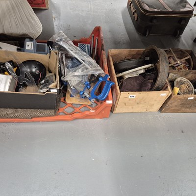 Lot 856 - Automobilia: a mixed selection of car parts...