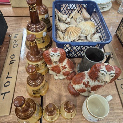 Lot 861 - Vintage Wade whiskey bottles, Staffordshire...