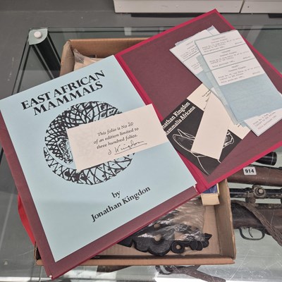 Lot 912 - Jonathan Kingdon- a folio collection of...