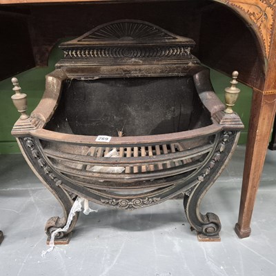 Lot 269 - A Regency style fire grate.